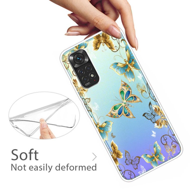 Cover Xiaomi Redmi Note 11 Pro 4G / 5G Flyvende Sommerfugle