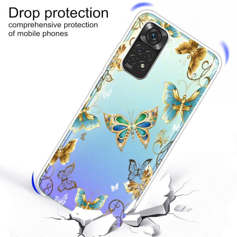 Cover Xiaomi Redmi Note 11 Pro 4G / 5G Flyvende Sommerfugle