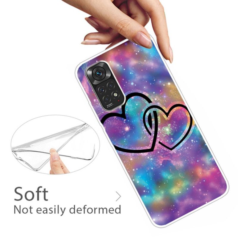 Cover Xiaomi Redmi Note 11 Pro 4G / 5G Kædte Hjerter