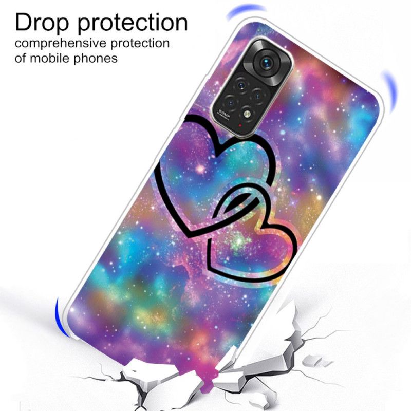 Cover Xiaomi Redmi Note 11 Pro 4G / 5G Kædte Hjerter