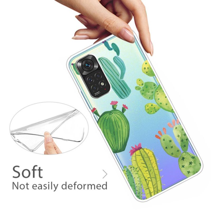 Cover Xiaomi Redmi Note 11 Pro 4G / 5G Kaktus Akvarel