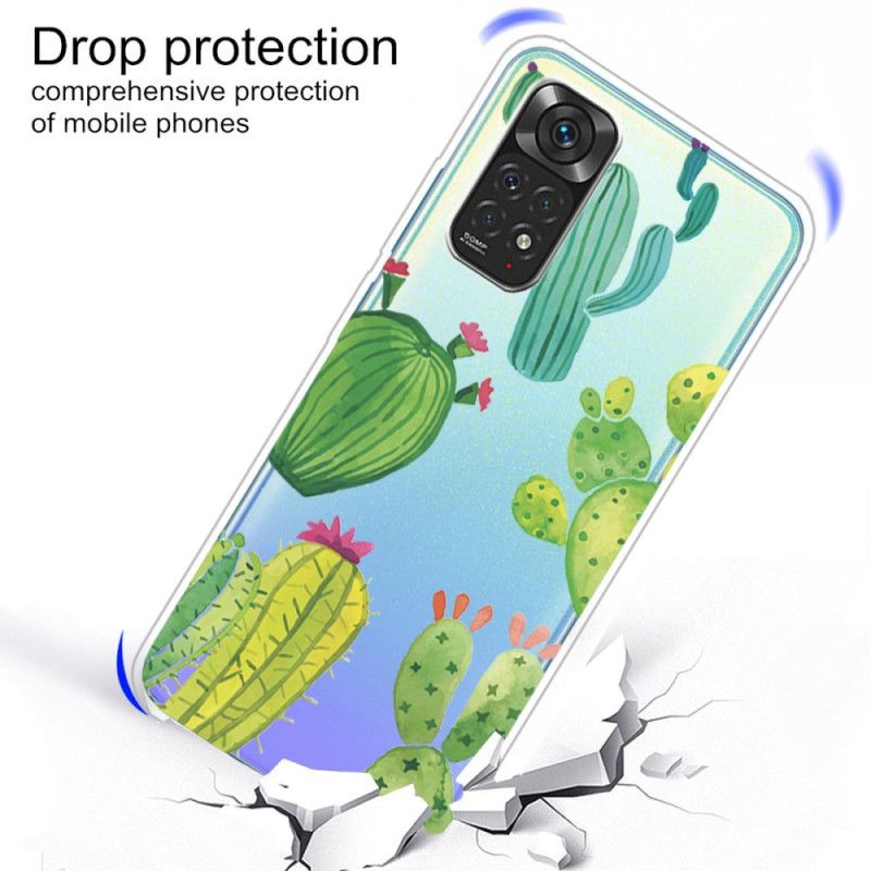 Cover Xiaomi Redmi Note 11 Pro 4G / 5G Kaktus Akvarel