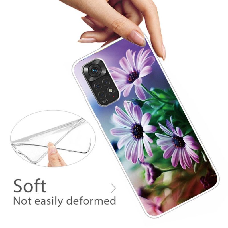 Cover Xiaomi Redmi Note 11 Pro 4G / 5G Realistiske Blomster