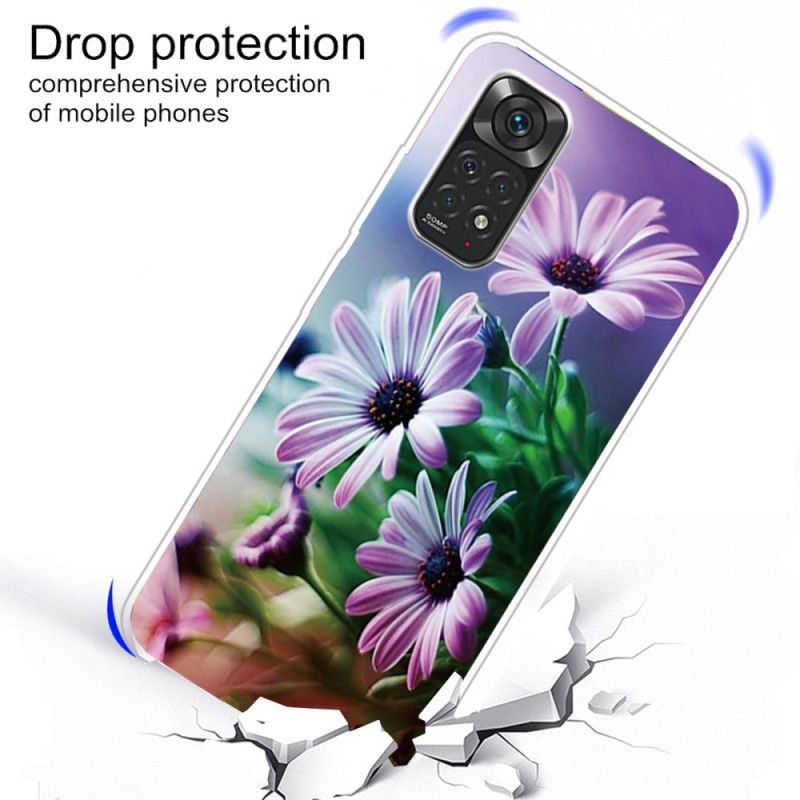 Cover Xiaomi Redmi Note 11 Pro 4G / 5G Realistiske Blomster