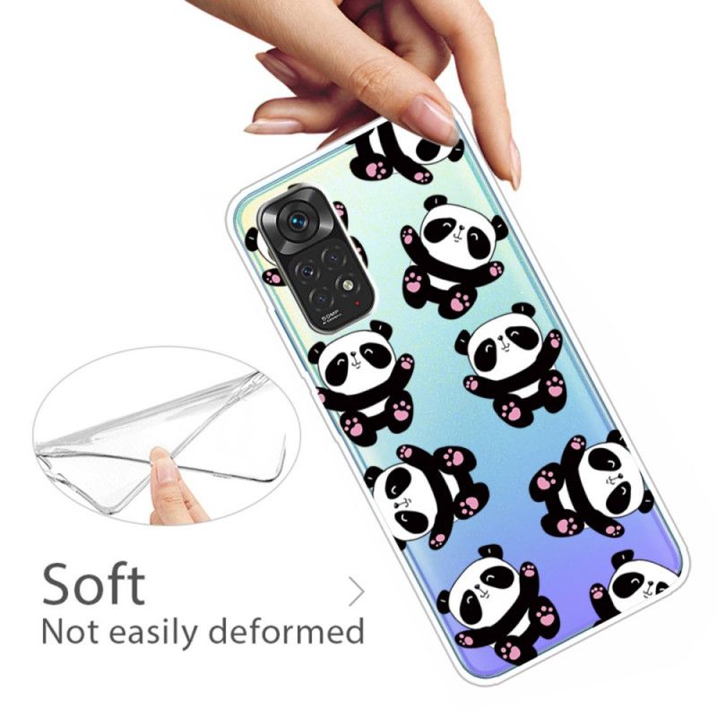 Cover Xiaomi Redmi Note 11 Pro 4G / 5G Sjove Pandaer