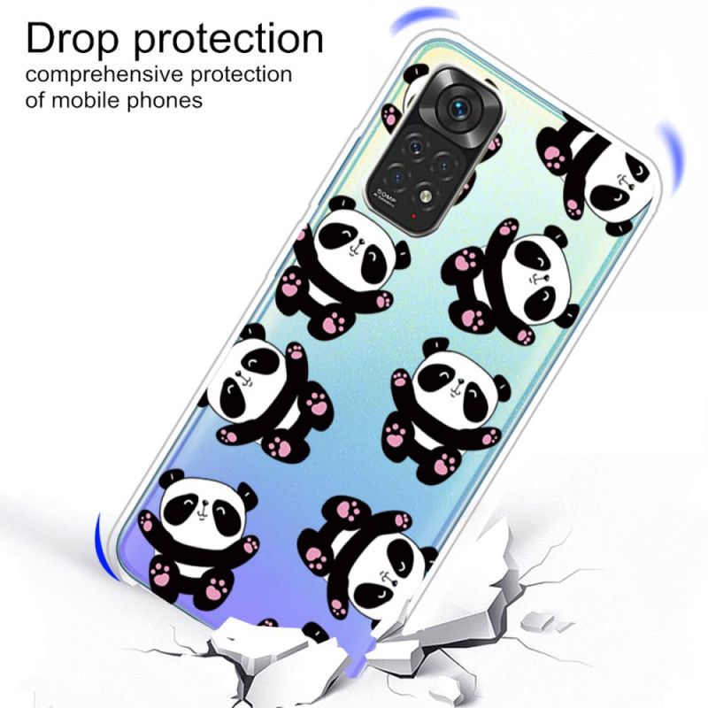 Cover Xiaomi Redmi Note 11 Pro 4G / 5G Sjove Pandaer