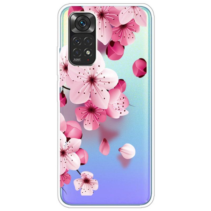 Cover Xiaomi Redmi Note 11 Pro 4G / 5G Små Lyserøde Blomster