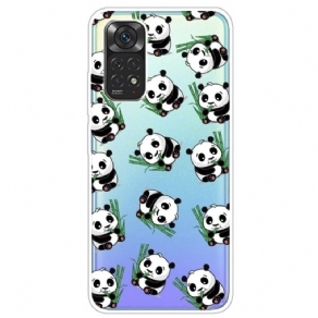 Cover Xiaomi Redmi Note 11 Pro 4G / 5G Små Pandaer