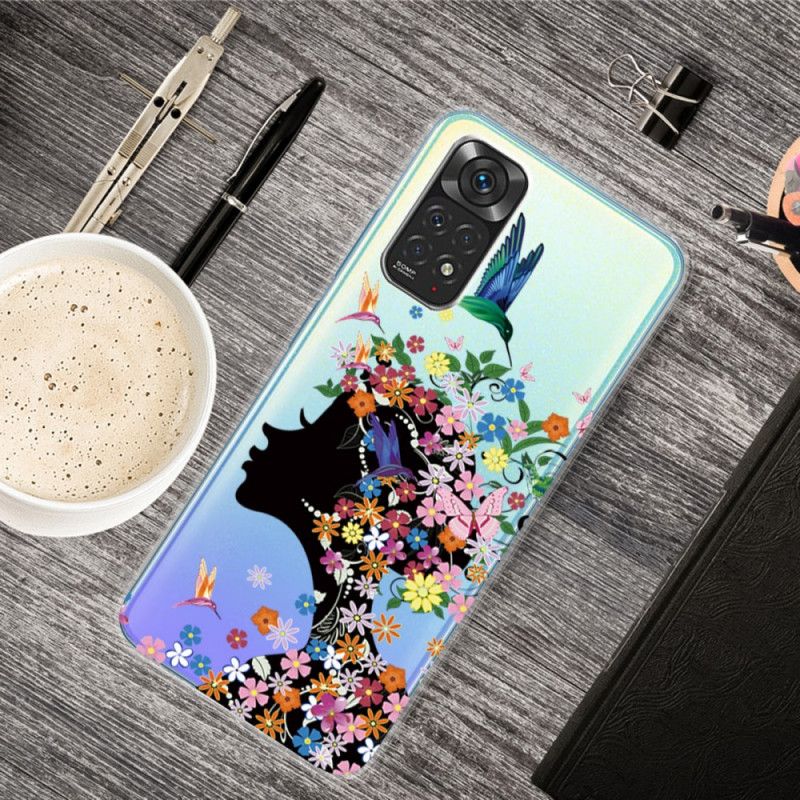 Cover Xiaomi Redmi Note 11 Pro 4G / 5G Smukt Blomsterhoved