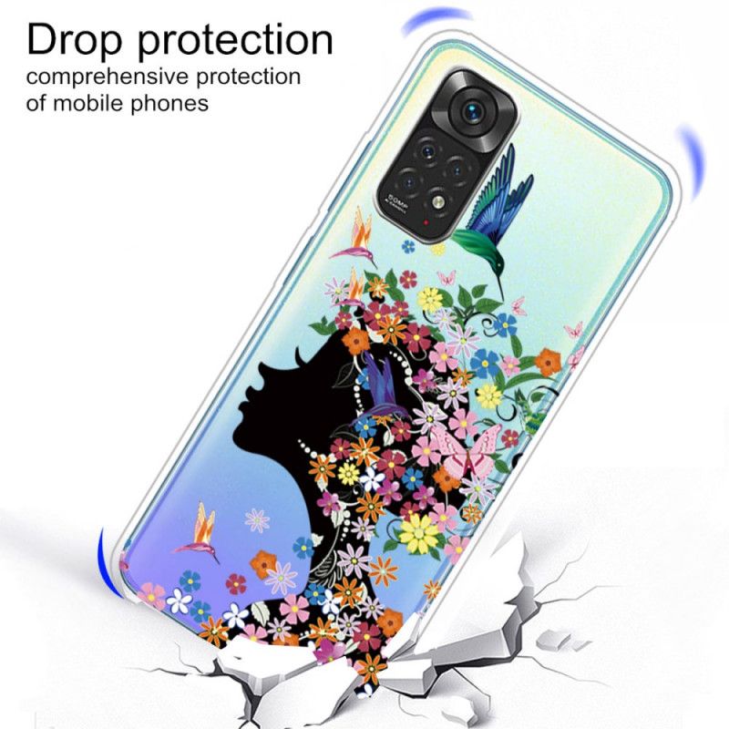 Cover Xiaomi Redmi Note 11 Pro 4G / 5G Smukt Blomsterhoved