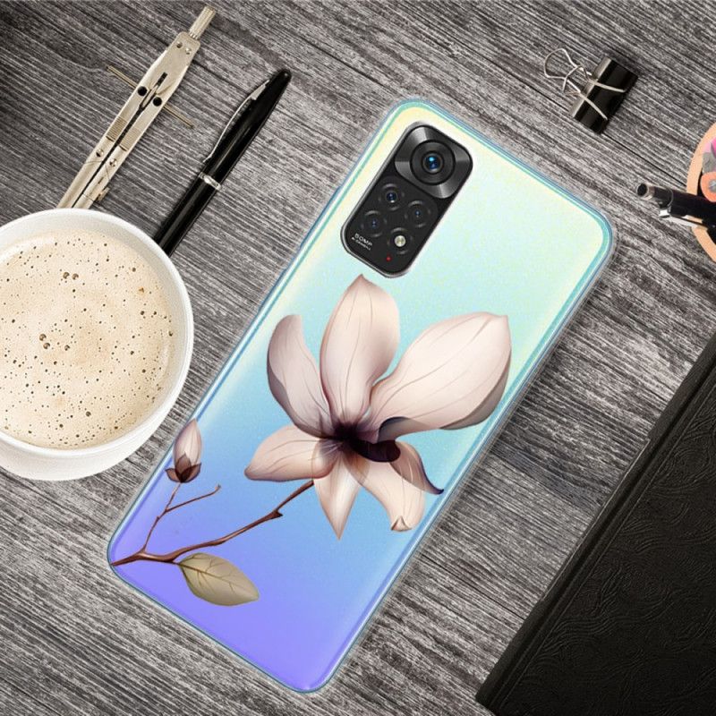 Cover Xiaomi Redmi Note 11 Pro 4G / 5G Transparent Blomst