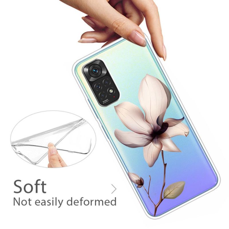 Cover Xiaomi Redmi Note 11 Pro 4G / 5G Transparent Blomst