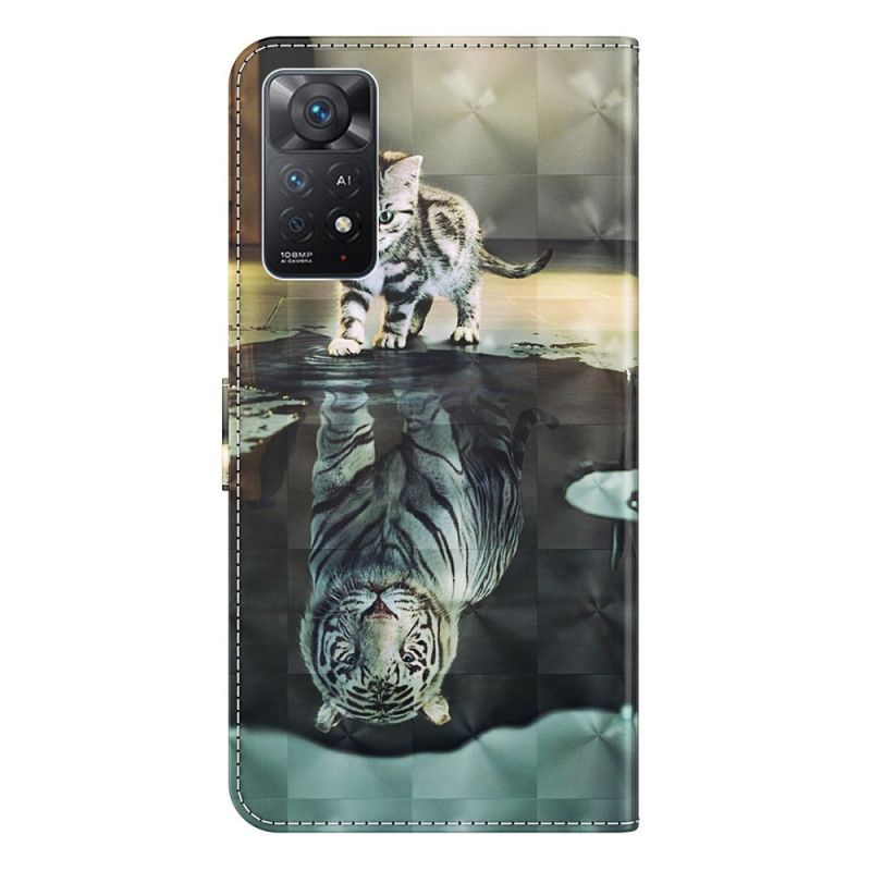 Flip Cover Xiaomi Redmi Note 11 Pro 4G / 5G Ernest The Tiger