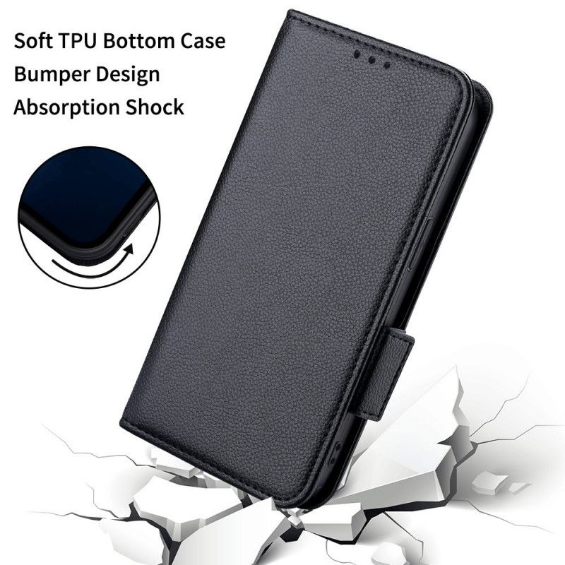 Flip Cover Xiaomi Redmi Note 11 Pro 4G / 5G Faux Læder Litchi