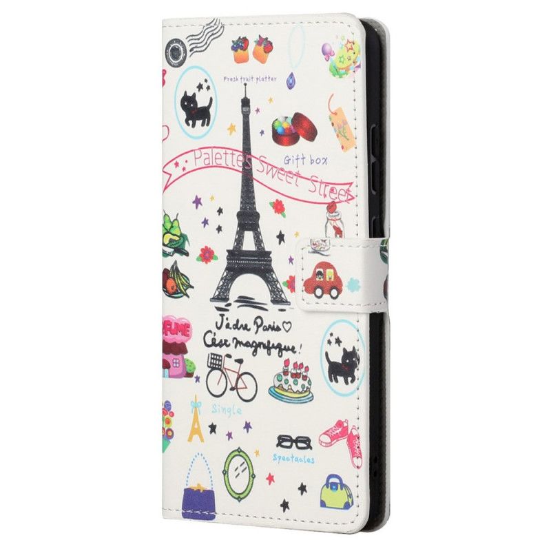 Flip Cover Xiaomi Redmi Note 11 Pro 4G / 5G Jeg Elsker Paris