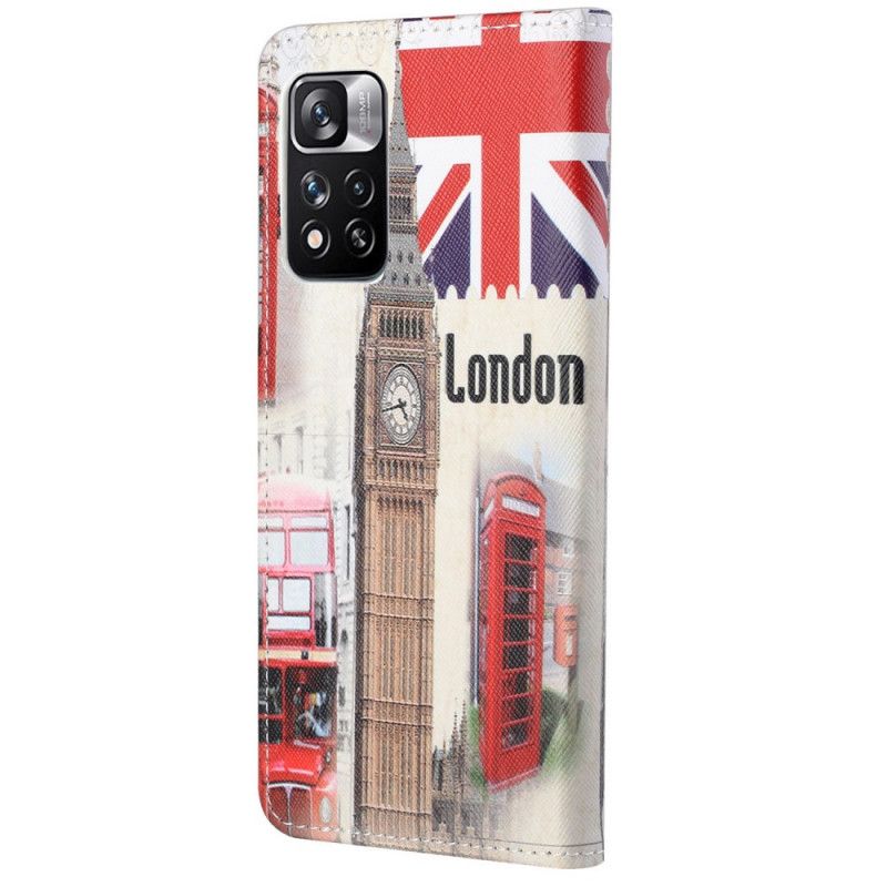 Flip Cover Xiaomi Redmi Note 11 Pro 4G / 5G London Life