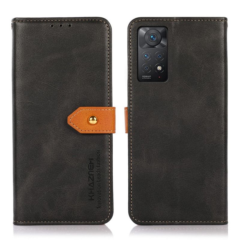 Flip Cover Xiaomi Redmi Note 11 Pro 4G / 5G Med Khazneh-strop