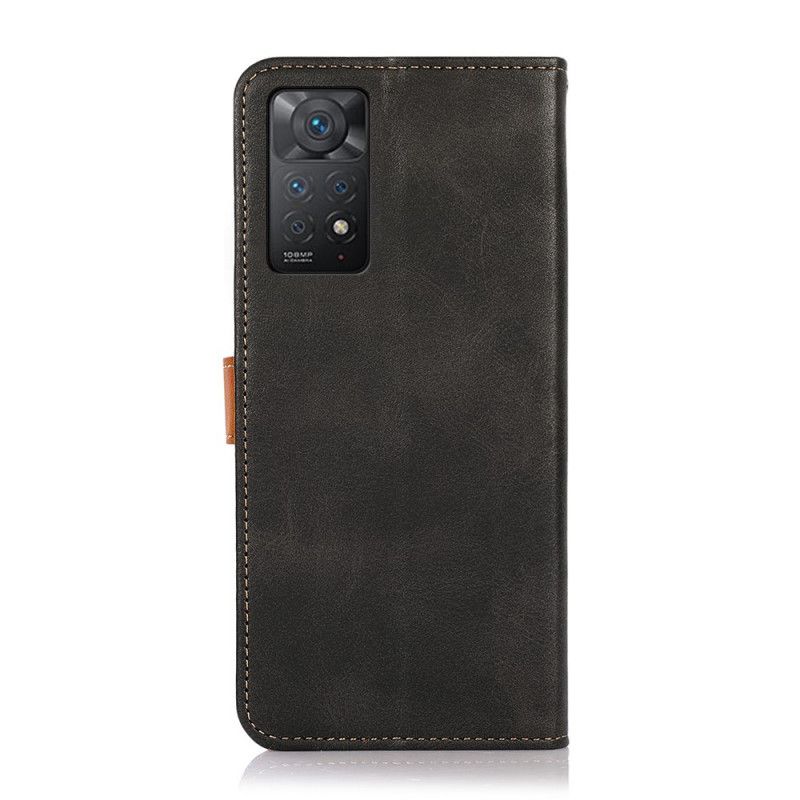 Flip Cover Xiaomi Redmi Note 11 Pro 4G / 5G Med Khazneh-strop