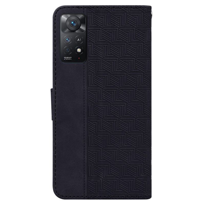 Flip Cover Xiaomi Redmi Note 11 Pro 4G / 5G Med Snor Thongmønster