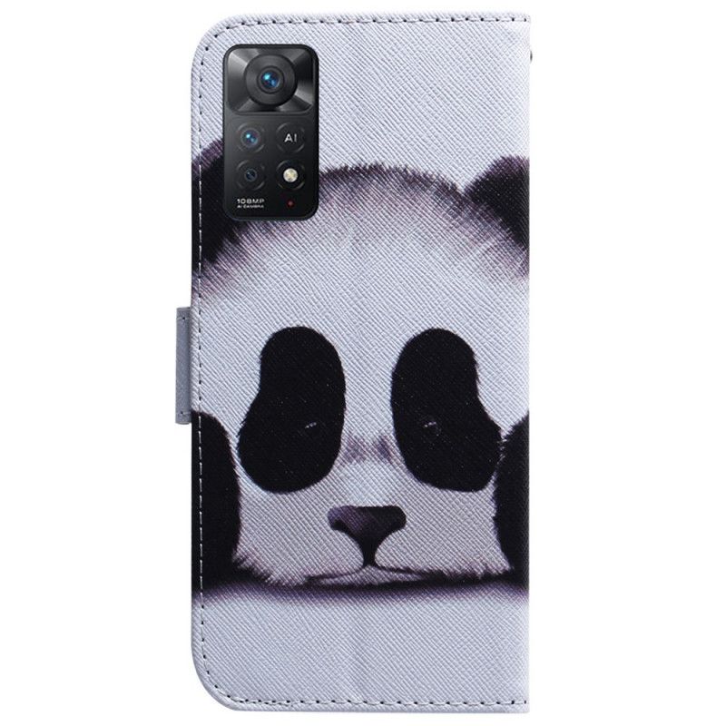 Flip Cover Xiaomi Redmi Note 11 Pro 4G / 5G Panda Ansigt