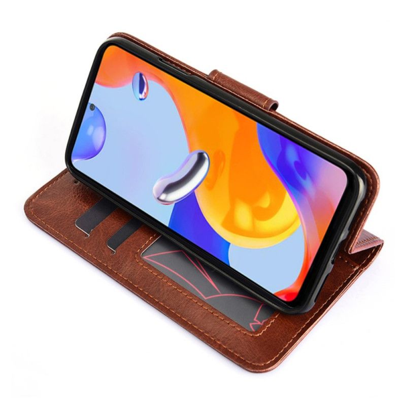 Flip Cover Xiaomi Redmi Note 11 Pro 4G / 5G Retro Kunstlæder