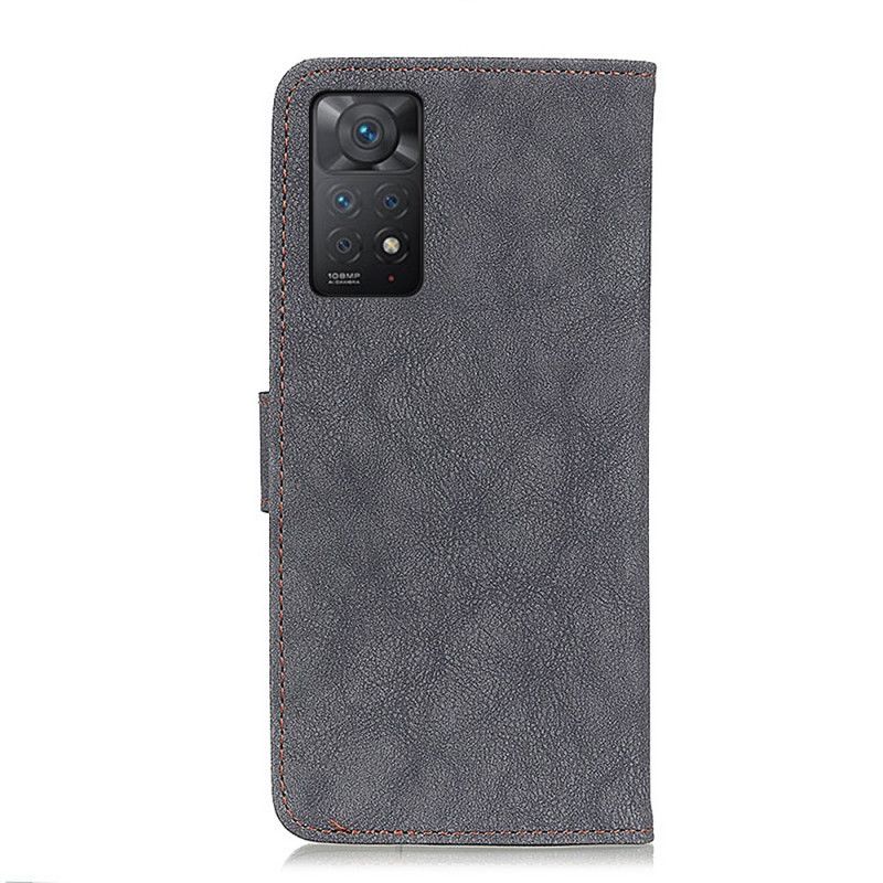 Flip Cover Xiaomi Redmi Note 11 Pro 4G / 5G Retro Split Kunstlæder Khazneh