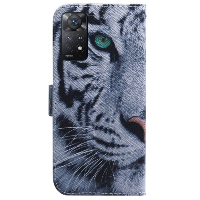 Flip Cover Xiaomi Redmi Note 11 Pro 4G / 5G Tigeransigt