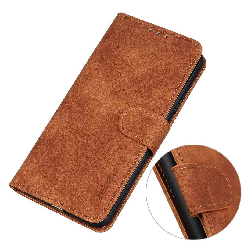 Flip Cover Xiaomi Redmi Note 11 Pro 4G / 5G Vintage Lædereffekt Khazneh