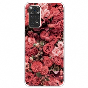 Mobilcover Xiaomi Redmi Note 11 Pro 4G / 5G Intense Blomster