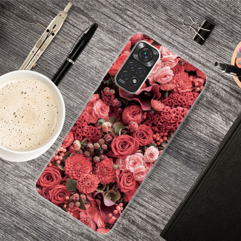 Mobilcover Xiaomi Redmi Note 11 Pro 4G / 5G Intense Blomster