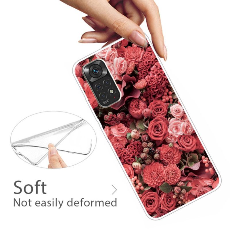 Mobilcover Xiaomi Redmi Note 11 Pro 4G / 5G Intense Blomster