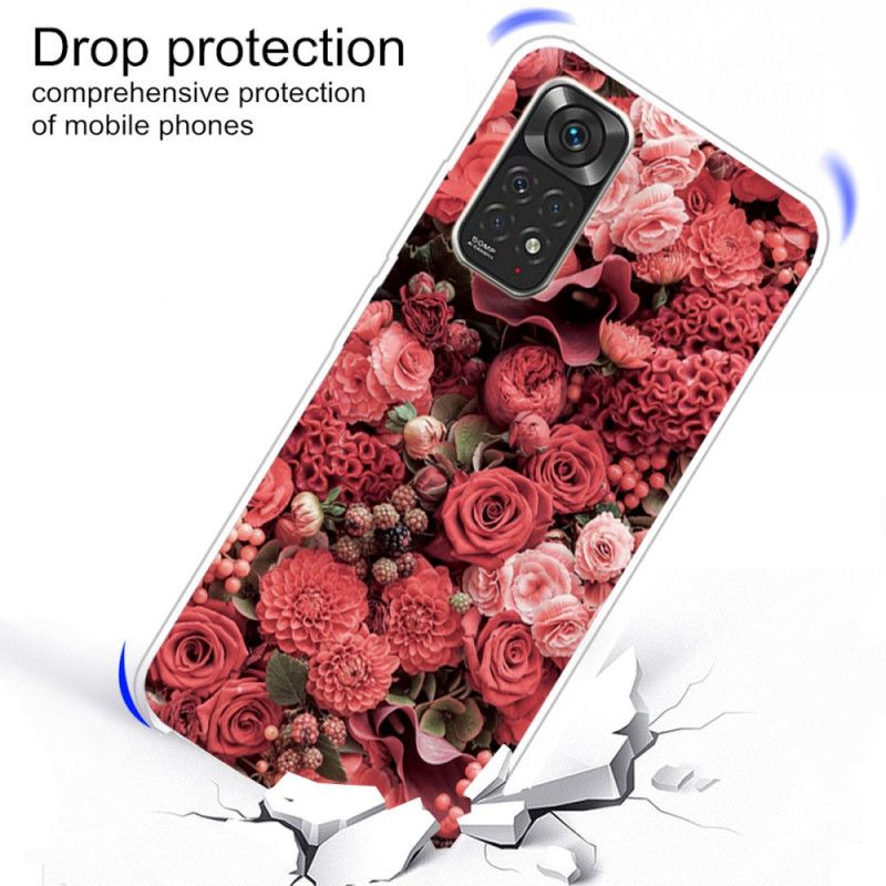 Mobilcover Xiaomi Redmi Note 11 Pro 4G / 5G Intense Blomster