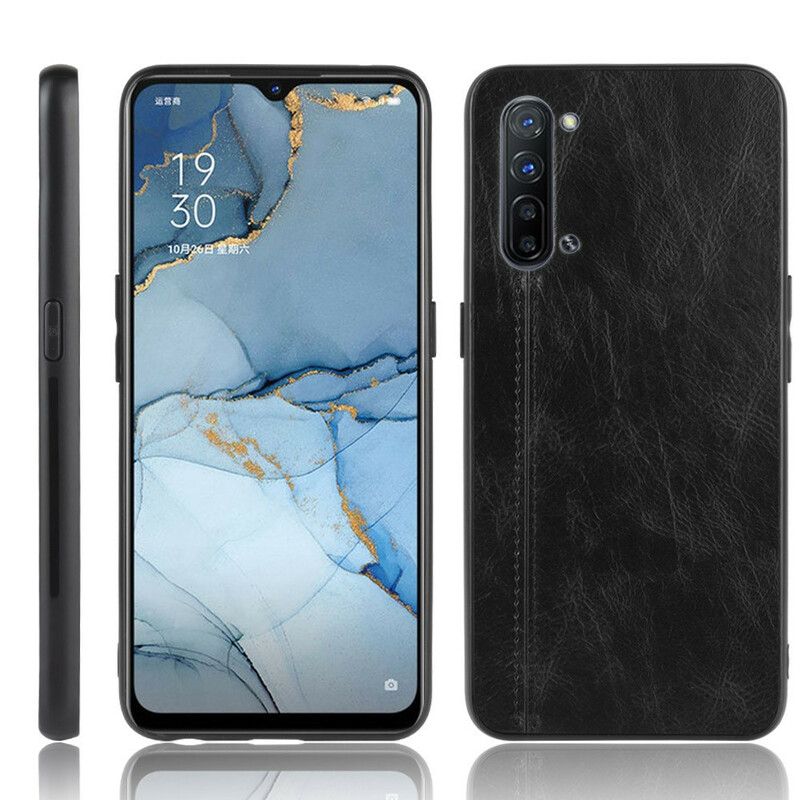 Cover Oppo Find X2 Lite Stil Lædersøm