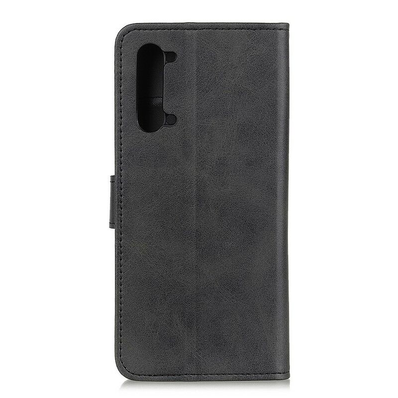 Flip Cover Oppo Find X2 Lite Retro Mat Lædereffekt