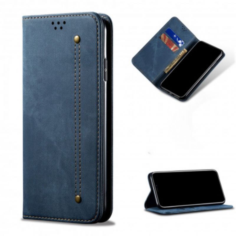 Cover Xiaomi Redmi Note 9 5G / 9T 5G Flip Cover Denimstof