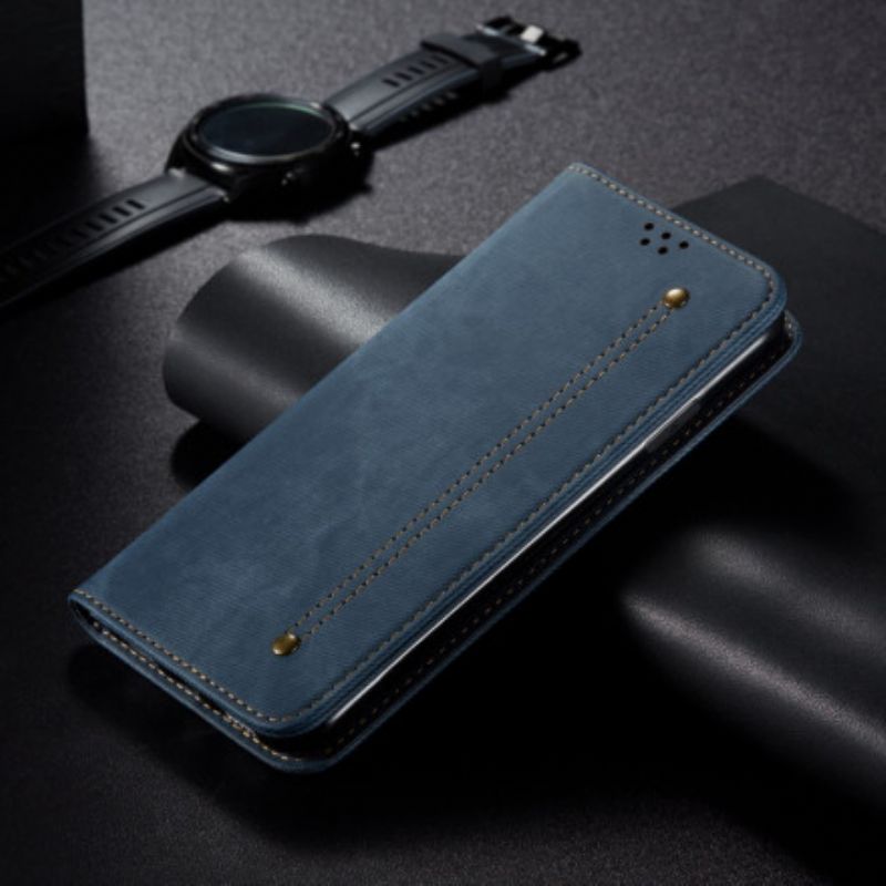 Cover Xiaomi Redmi Note 9 5G / 9T 5G Flip Cover Denimstof