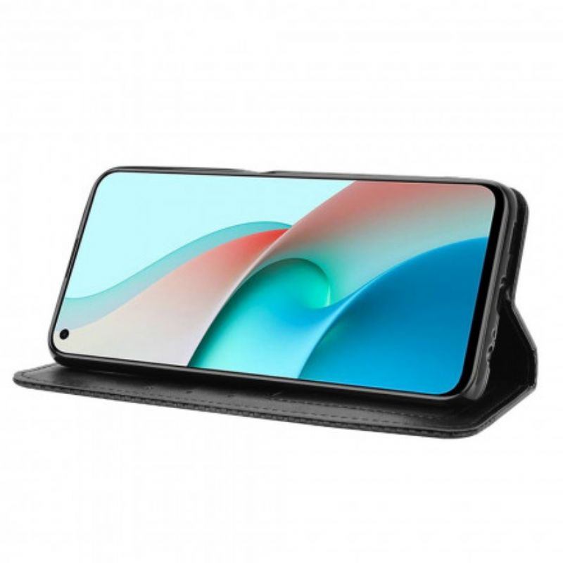 Cover Xiaomi Redmi Note 9 5G / 9T 5G Flip Cover Styliseret Lædereffekt