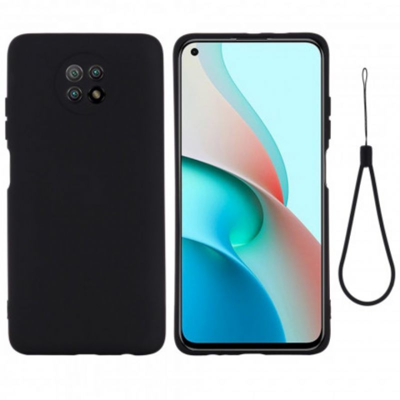 Cover Xiaomi Redmi Note 9 5G / 9T 5G Flydende Silikone Og Snor