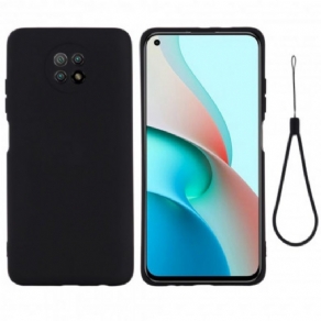 Cover Xiaomi Redmi Note 9 5G / 9T 5G Flydende Silikone Og Snor