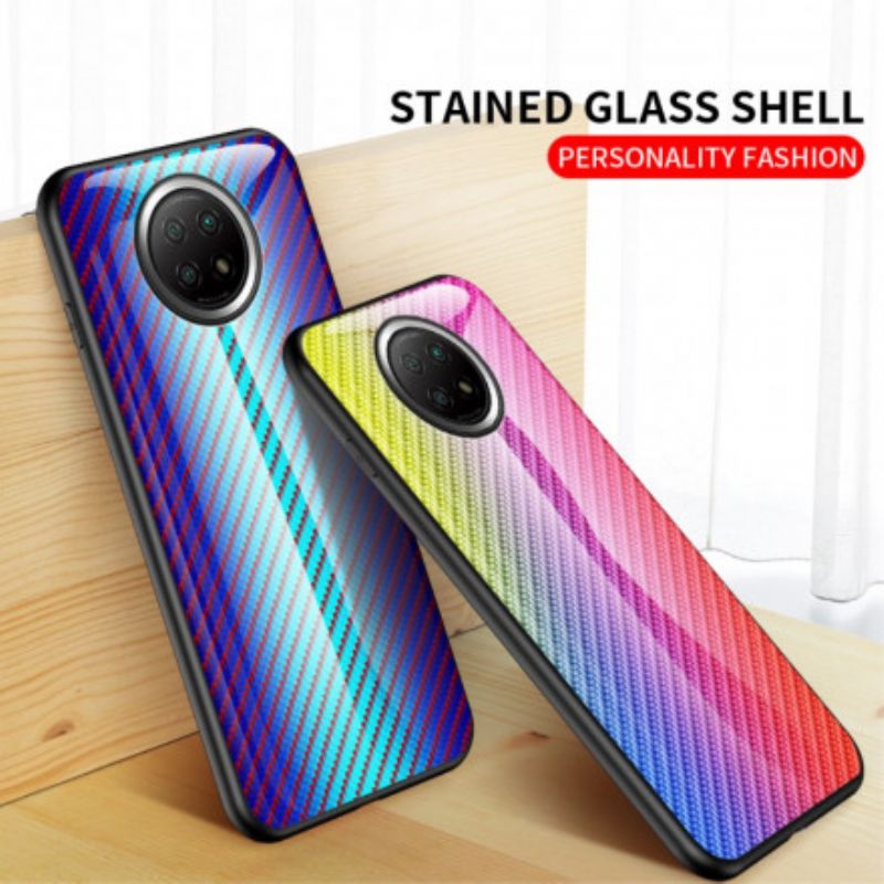 Cover Xiaomi Redmi Note 9 5G / 9T 5G Kulfiber Hærdet Glas