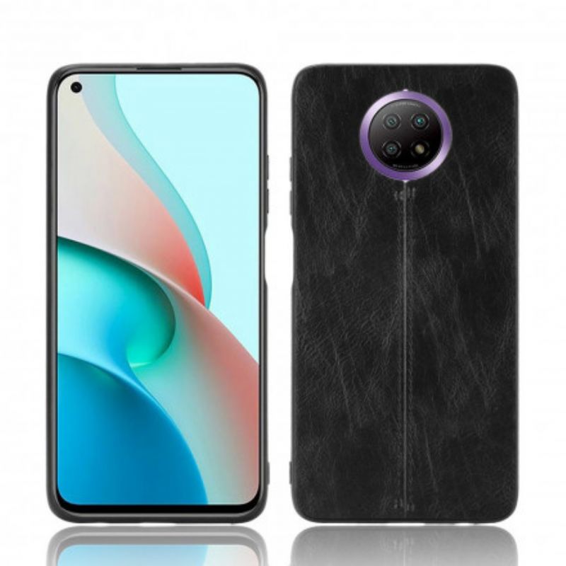 Cover Xiaomi Redmi Note 9 5G / 9T 5G Søm Lædereffekt