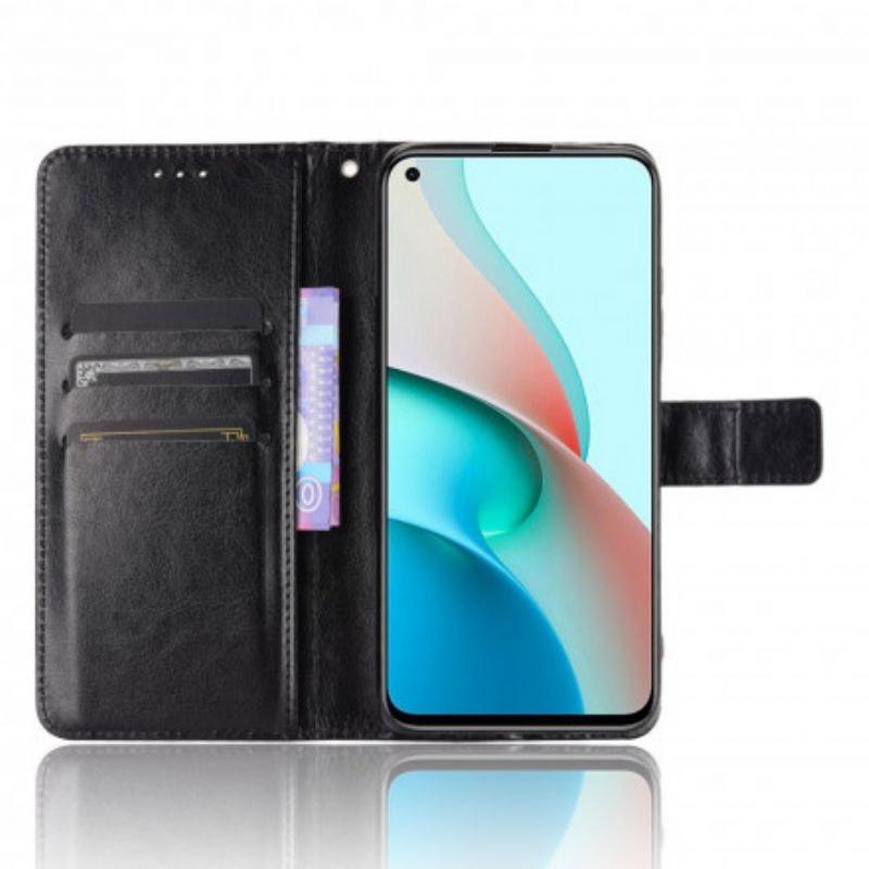 Flip Cover Xiaomi Redmi Note 9 5G / 9T 5G Flashy Imiteret Læder