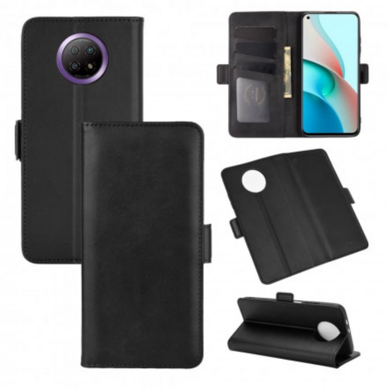 Flip Cover Xiaomi Redmi Note 9 5G / 9T 5G Læder Cover Dobbeltklap