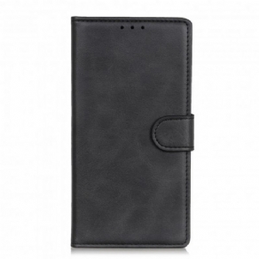 Flip Cover Xiaomi Redmi Note 9 5G / 9T 5G Retro Mat Lædereffekt