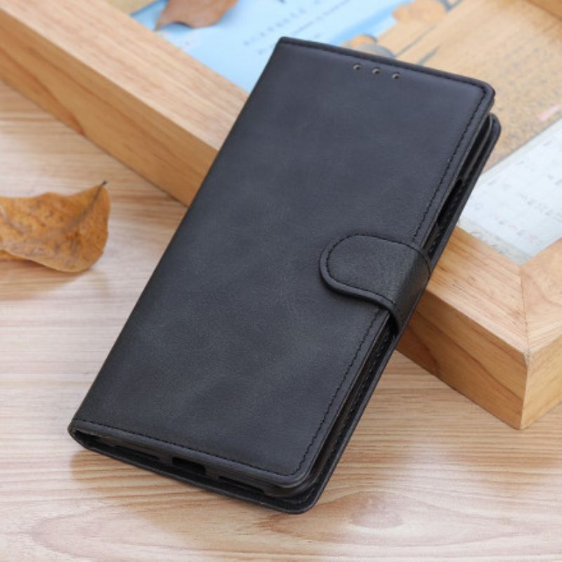 Flip Cover Xiaomi Redmi Note 9 5G / 9T 5G Retro Mat Lædereffekt