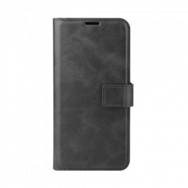 Flip Cover Xiaomi Redmi Note 9 5G / 9T 5G Slank Ekstrem Lædereffekt