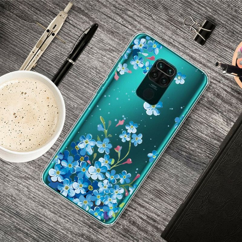 Cover Xiaomi Redmi Note 9 Buket Blå Blomster