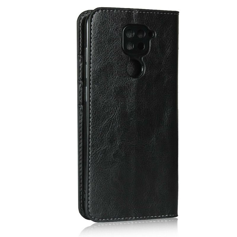 Cover Xiaomi Redmi Note 9 Flip Cover Ægte Læder