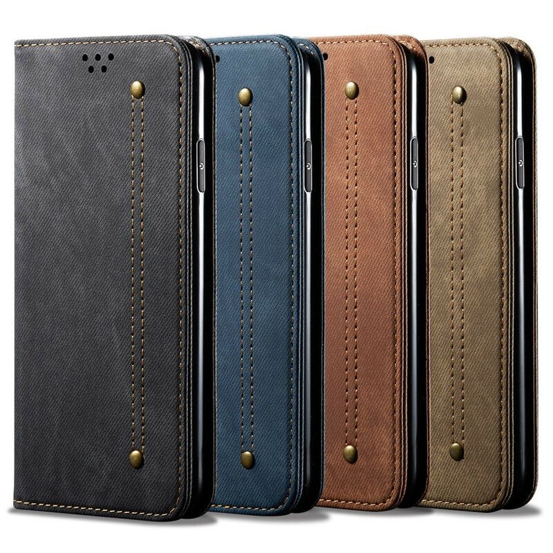 Cover Xiaomi Redmi Note 9 Flip Cover Denimstof