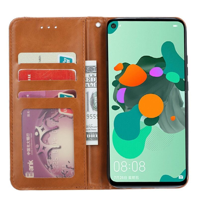 Cover Xiaomi Redmi Note 9 Flip Cover Faux Læder Kortholder